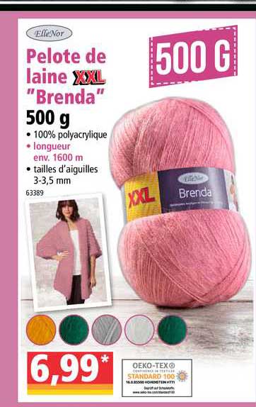 pelote de laine "brenda" ellenor
