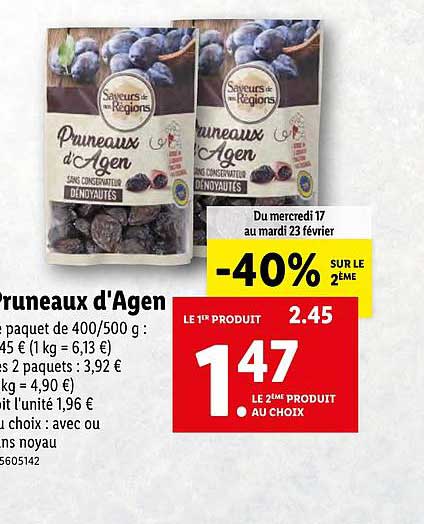 Pruneaux D'agen Saveurs De Nos Régions