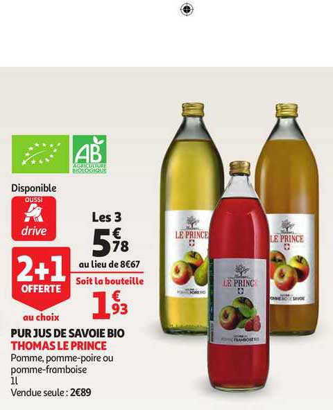 Pur Jus De Savoie Bio Thomas Le Prince