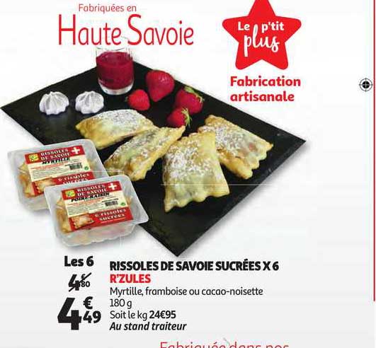 Rissoles De Savoie Sucrées X6 R'zules