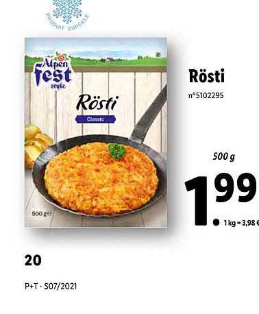 rösti alpen fest style