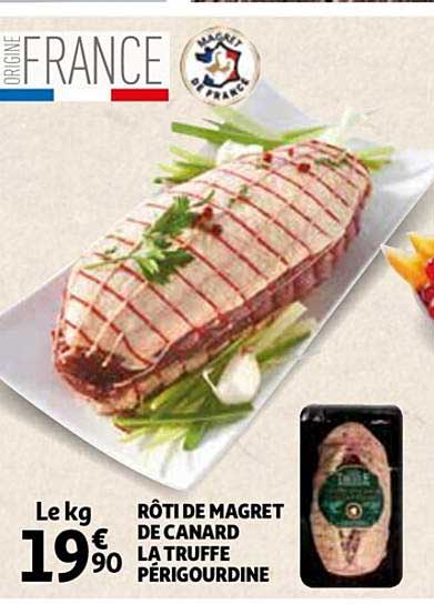 rôti de magret de canard la truffe périgourdine