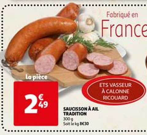 Saucisson à Ail Tradition
