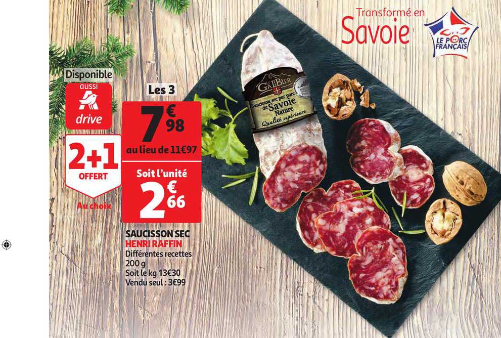 saucisson sec henri raffin