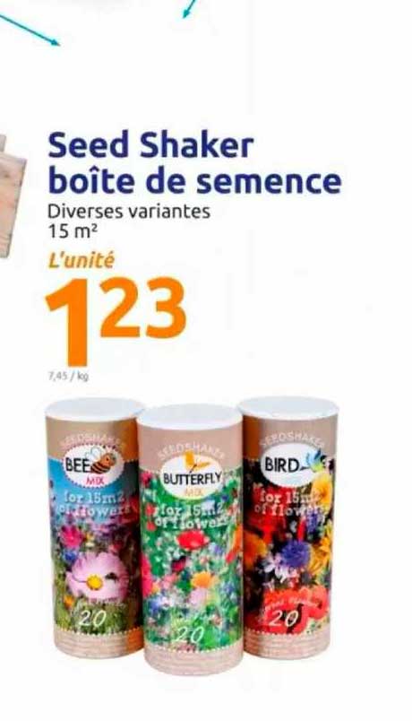 Seed Shaker Boîte De Semence