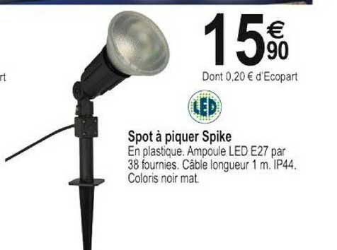 spot à piquer spike