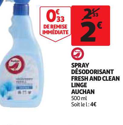 Spray Désodorisant Fresh And Clean