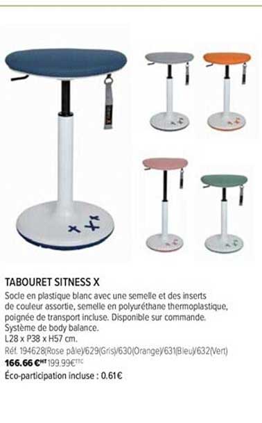 tabouret sitness x