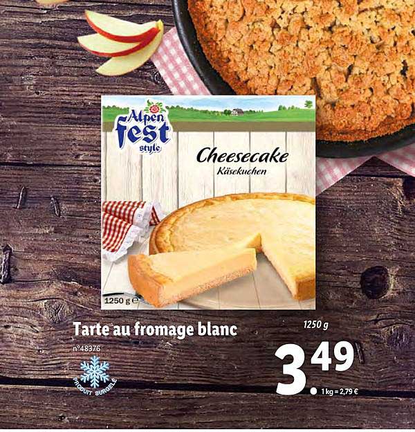 tarte au fromage blanc alpen fest style