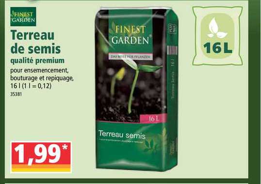 terreau de semis finest garden