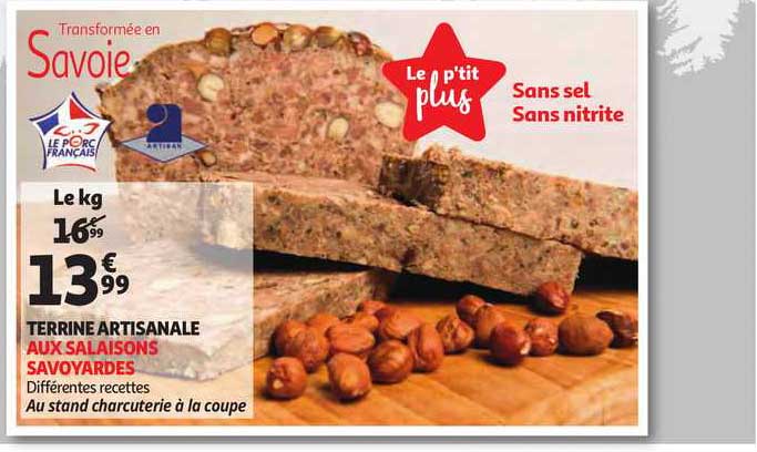 terrine artisanale aux salaisons savoyardes