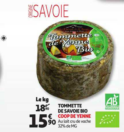 tommette de savoie bio coop de yenne