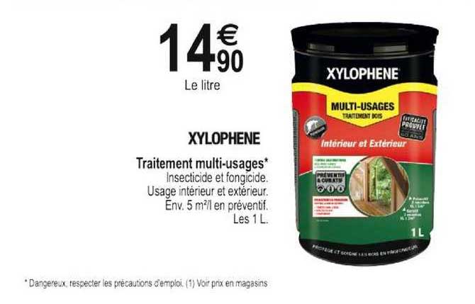 traitement multi-usages xylophene