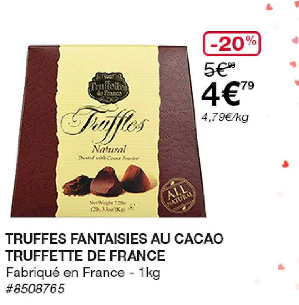 Truffes Fantaisies Au Cacao Truffette De France
