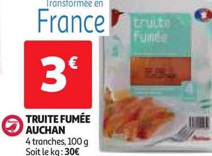 Truite Fumée Auchan