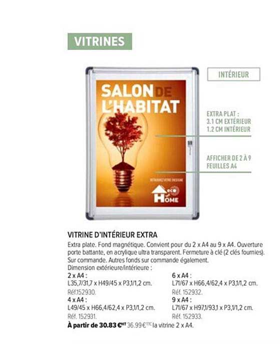 Vitrine D'intérieur Extra