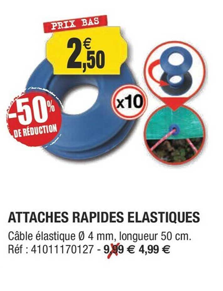attaches rapides élastiques