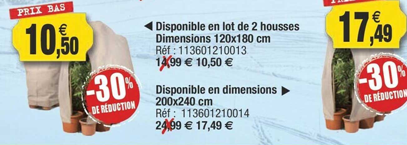 Disponible En Lot De 2 Housses Dimensions 120 X 180 Cm, Disponible En Dimensions 200 X 240 Cm