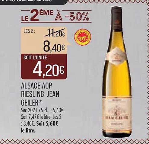alsace aop riesling jean geiler
