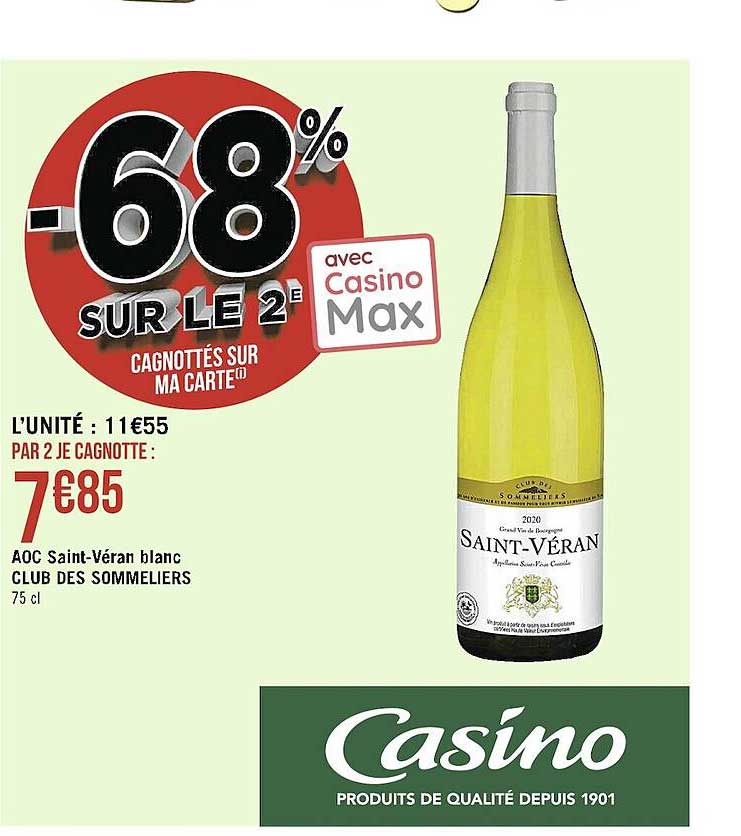 apc saint-véran blanc club des sommeliers