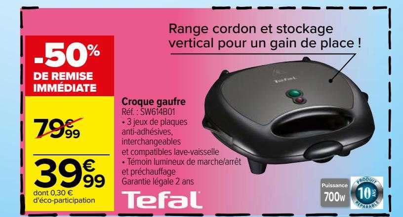 Croque Gaufre Tefal