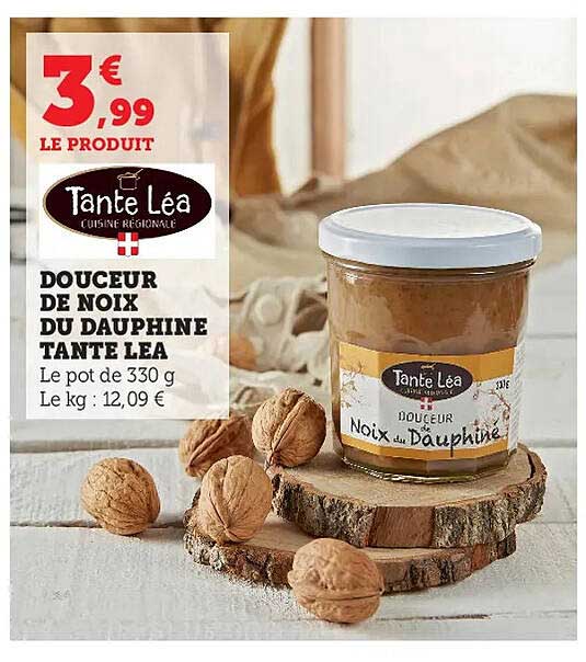 douceur de noix du dauphine tante léa