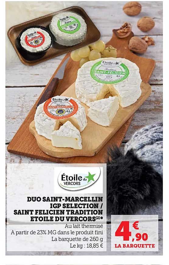 duo saint-marcellin igp selection - saint félicien tradition étole du vercors