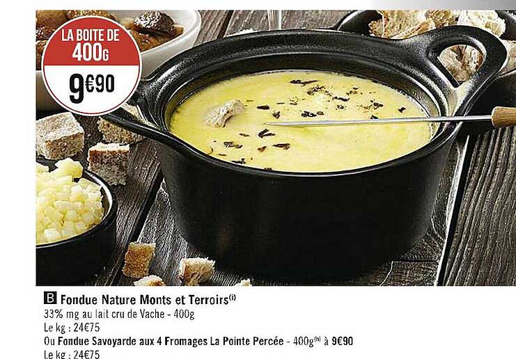 fondue nature monts et terroirs