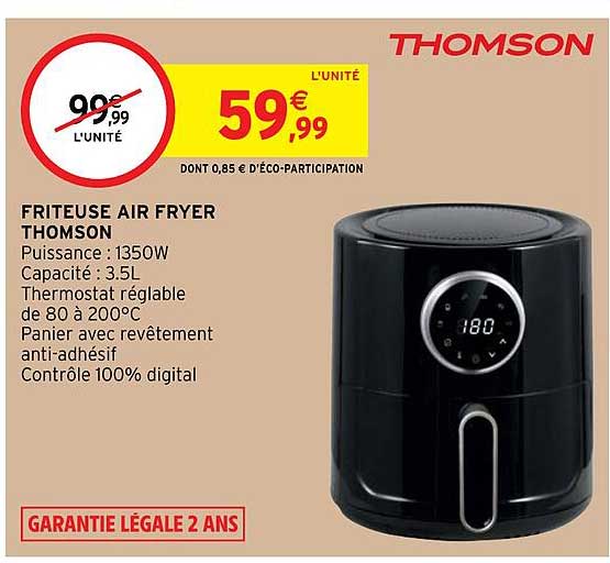 friteuse air fryer thomson