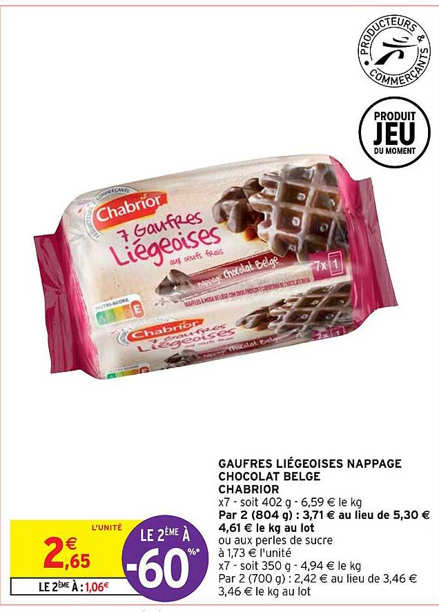 gaufres liégeoises nappage chocolat belge chabrior
