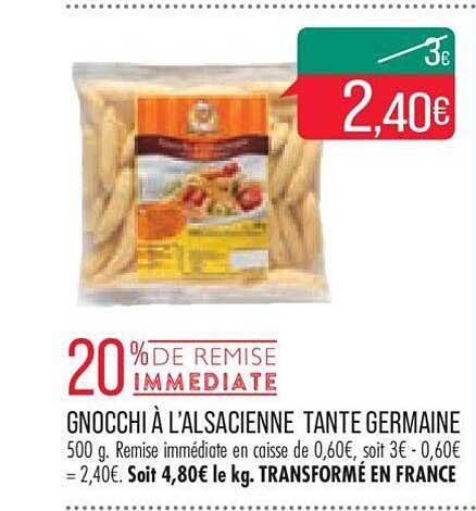 Gnocchi à L'alsacienne Tante Germaine