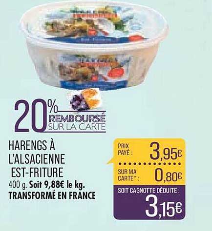harengs à l'alsacienne est-friture