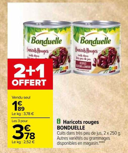 Haricot Rouges Bonduelle