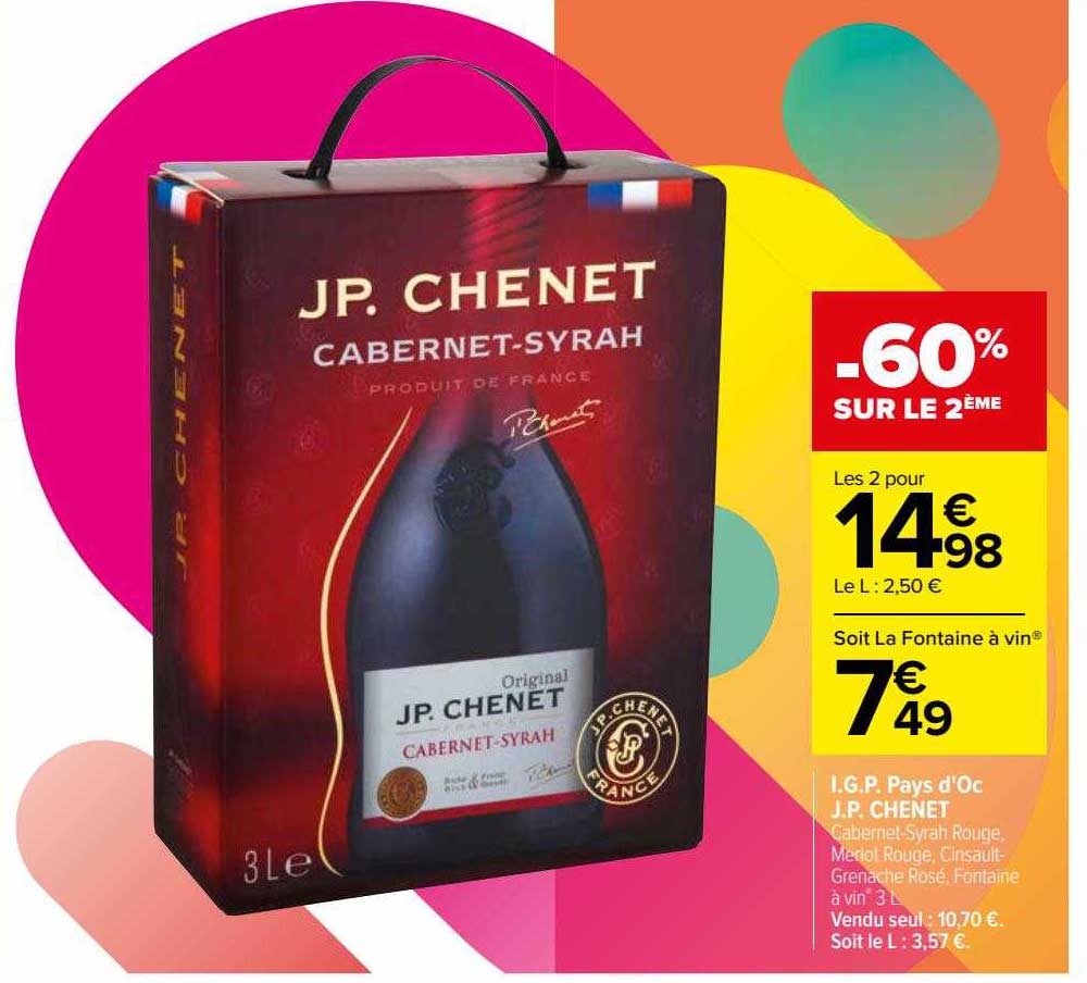 i.g.p. pays d'oc j.p. chenet