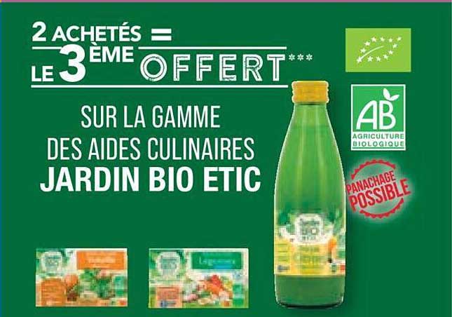 la gamme des aides culinaires jardin bio étic