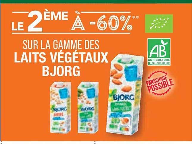 La Gamme Des Laits Végétaux Bjorg