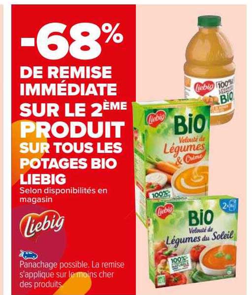 les potages bio liebig