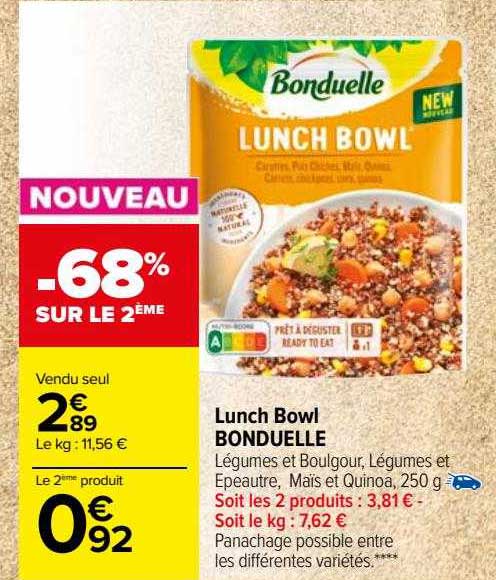 Lunch Bowl Bonduelle