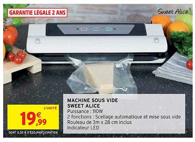 machine sous vide sweet alice