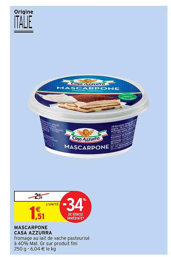 mascarpone casa azzurra