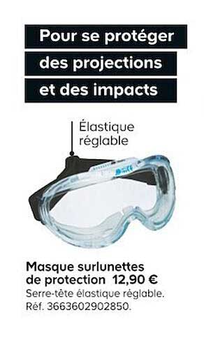 masque surlunettes de protection