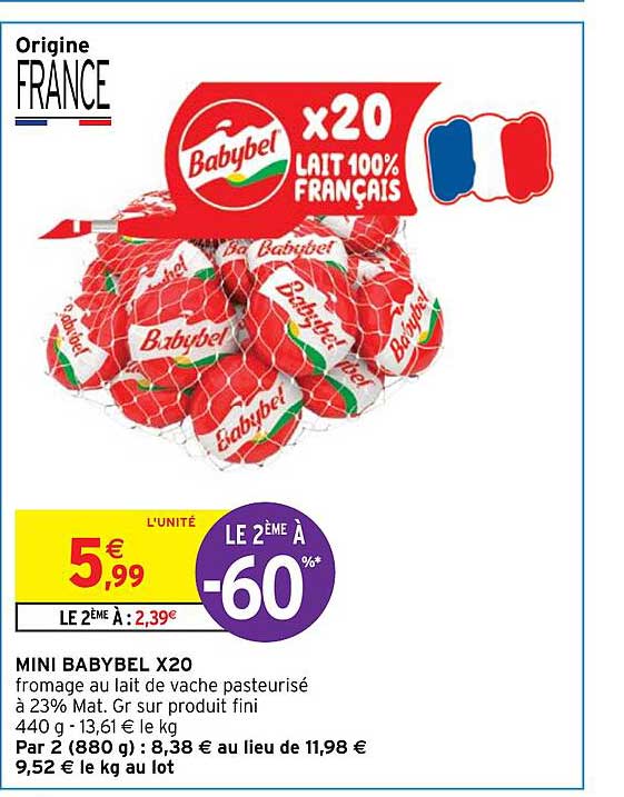 mini babybel x20