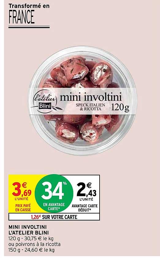 mini involtini l'atelier blini