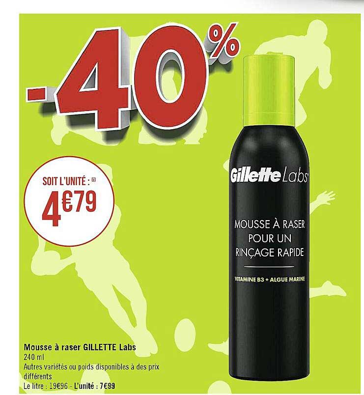 Mousse à Raser Gillette Labs