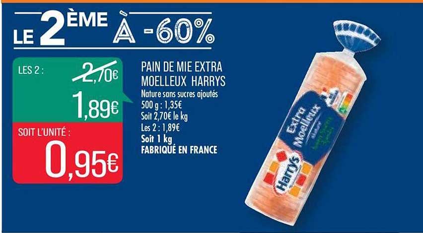 Pain De Mie Extra Moelleux Harrys