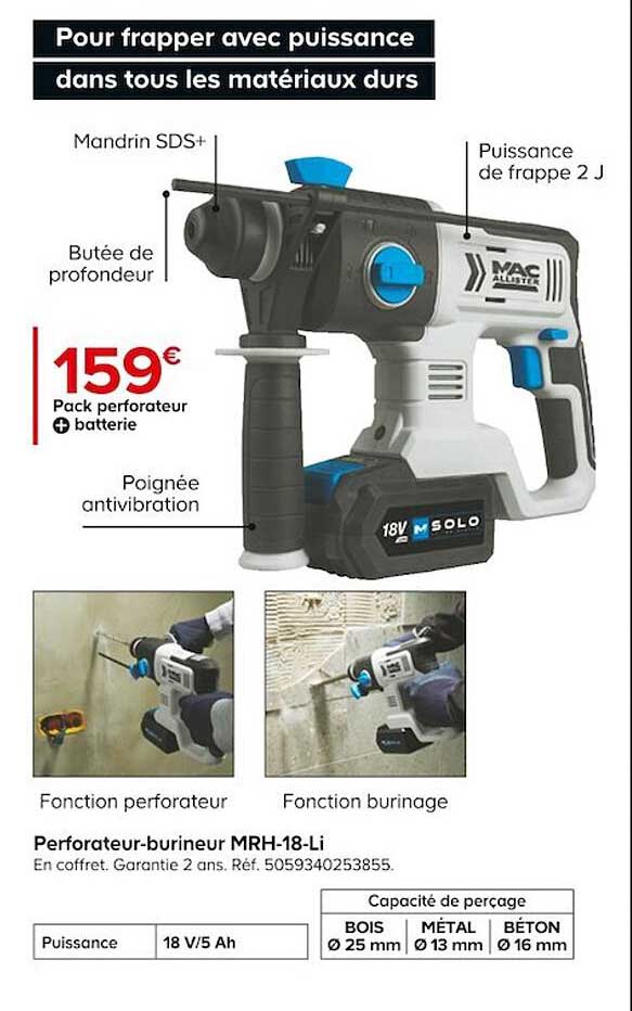 perforateur-burineur mrh-18-li