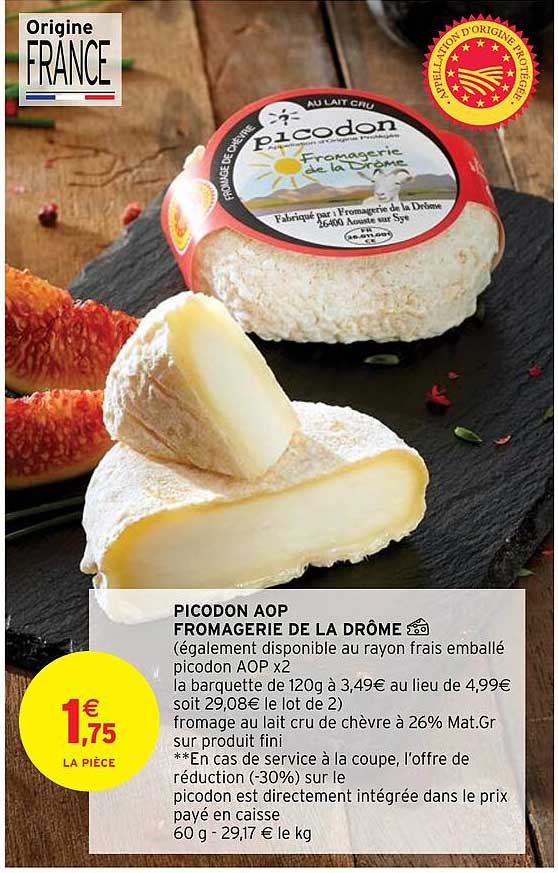 Picodon Aop Fromagerie De La Drôme