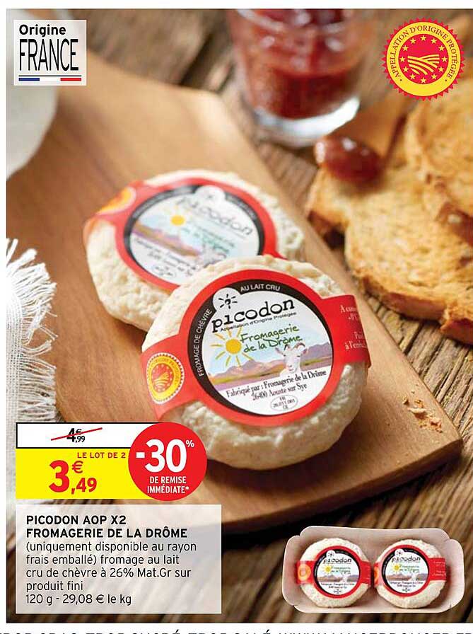 picodon aop x2 fromagerie de la drôme