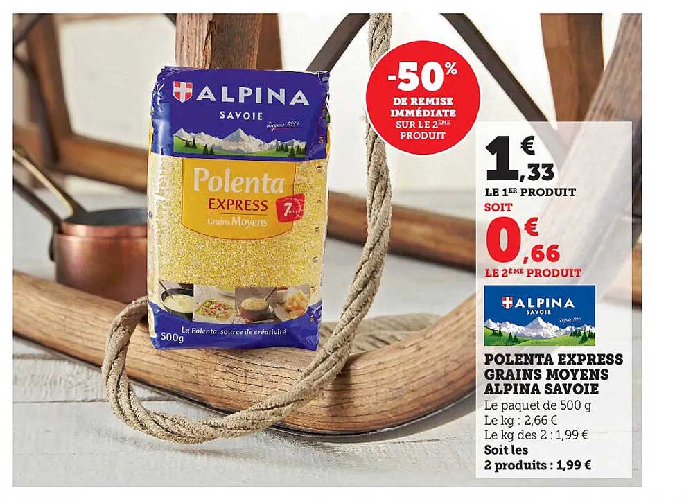 polenta express grain moyens alpina savoie