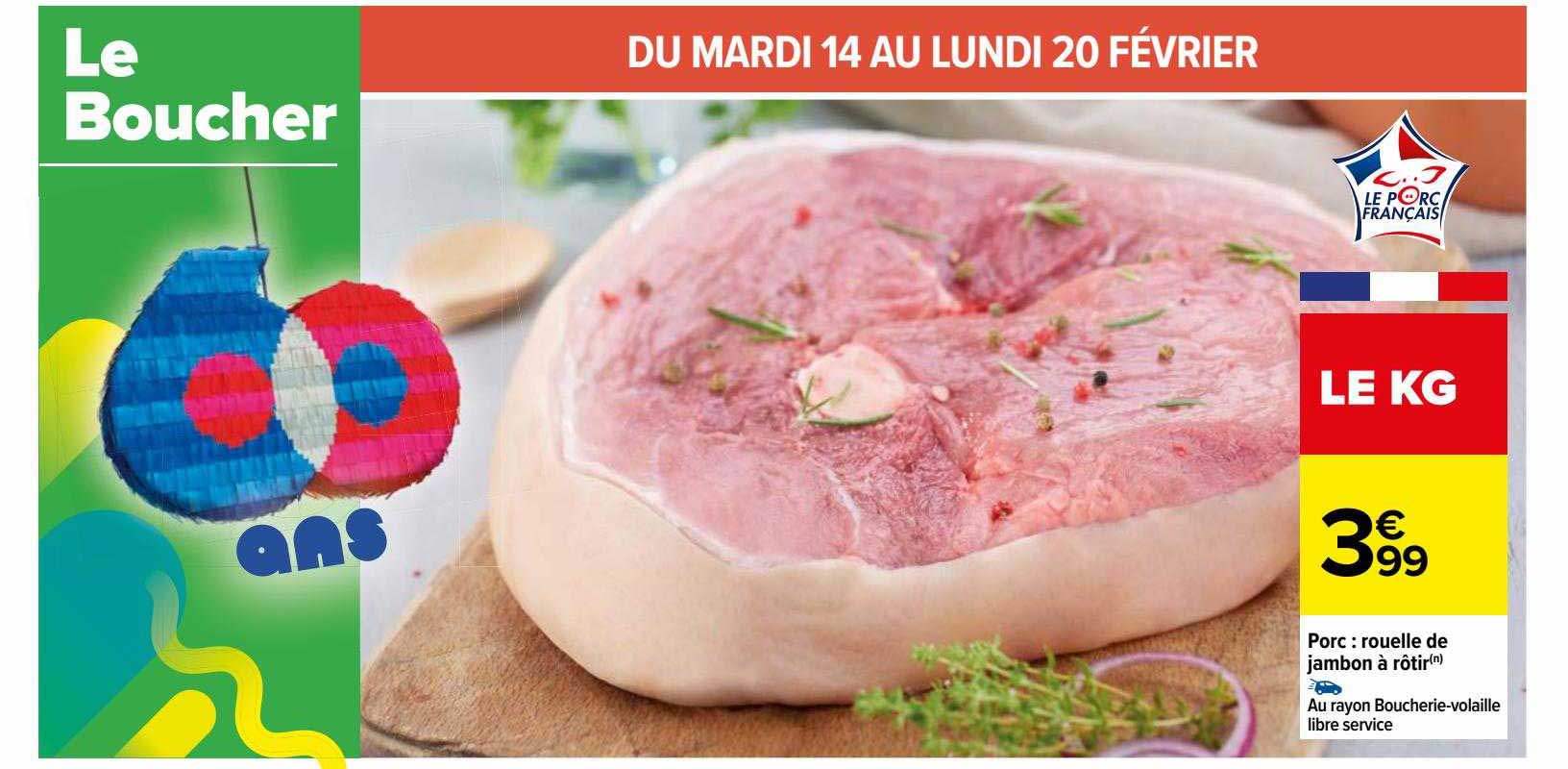 Porc : Rouelle De Jambon à Rôtir